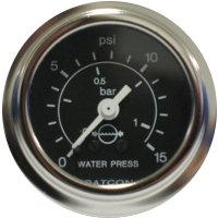Datcon Water Pressure and Water Temperature Gauges