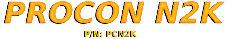 Procon N2K NMEA 2000 to Modbus Gateway