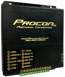 Procon Protocol Converter for J1708 or J1939